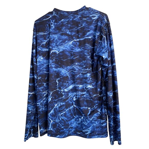 Mossy Oak Elements USA Vapor LS Shirt S Fishing Swim 8928 - Picture 4 of 7